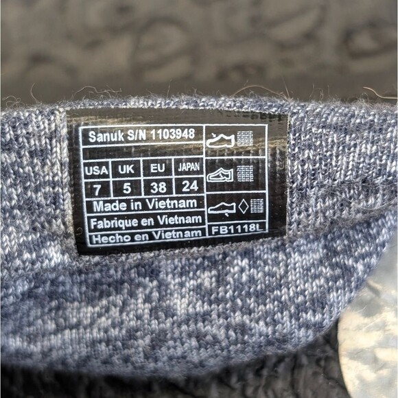 Sanuk Yoga Mat Sling Sandals - Heather Blue - Picture 7 of 8